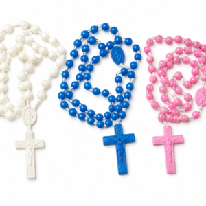 Round Bead Plastic Rosary