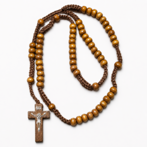 Wooden Corded Rosary - Classic