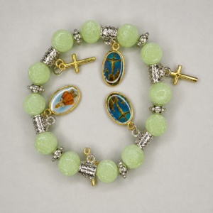 Luminous Bracelet with Devotional Medals