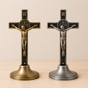 St. Benedict Standing Desk Crucifix