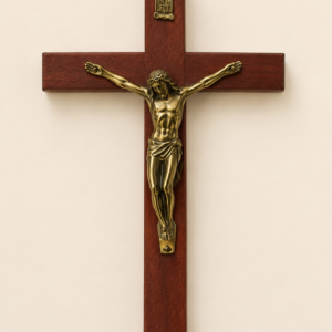 Wooden Wall Crucifix (30cm)