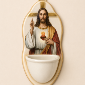 Ceramic Holy Water Font